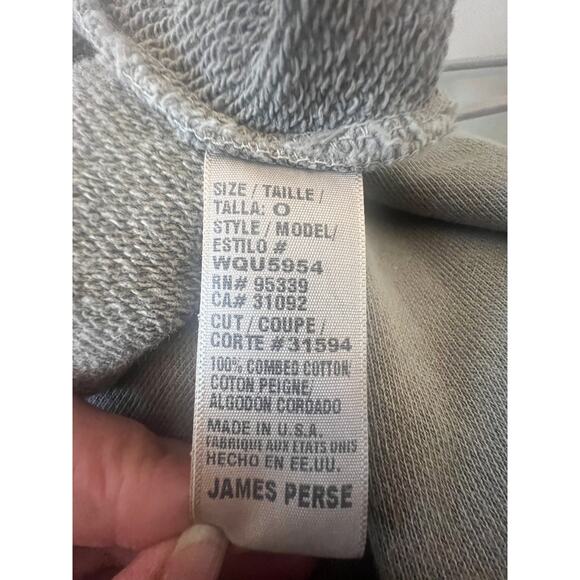 James Perse Maxi Skirt Elastic Waist Drawstrings Back Slit Sz 0 USA Made Cotton - Picture 4 of 10